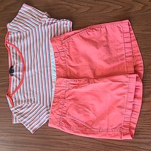 J. Crew Women's Top and Shorts Bundle  Set